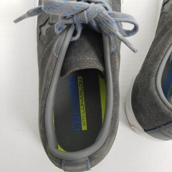 Converse All Stars Lunarlon Suede Skater Shoes - Picture 6 of 8